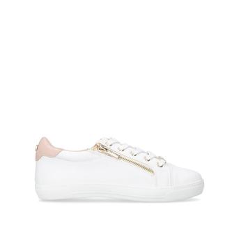 Jagged White Low Top Trainers from Carvela
