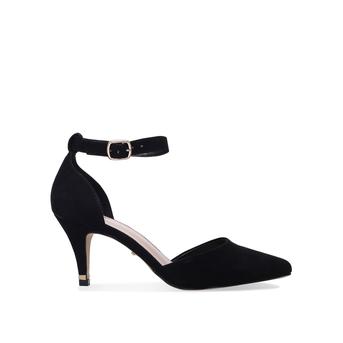 Kixx Black Mid Heel Court Shoes from Carvela