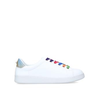 Kori White Rainbow Lace Trainers from Miss KG