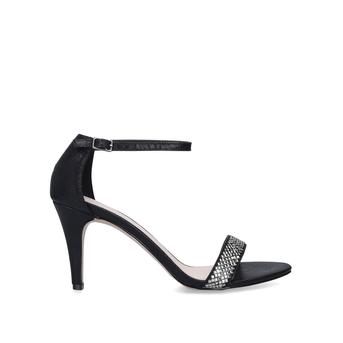 Kink Black Embellished Strappy Sandals from Carvela