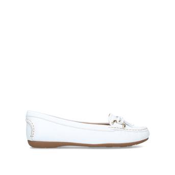 Cally White Leather Loafers from Carvela Comfort