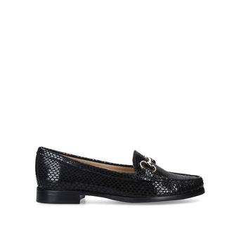Click Black Loafers With Bar Detail. from Carvela Comfort