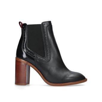 Safari Black Mid Heel Ankle Boots from Kurt Geiger London