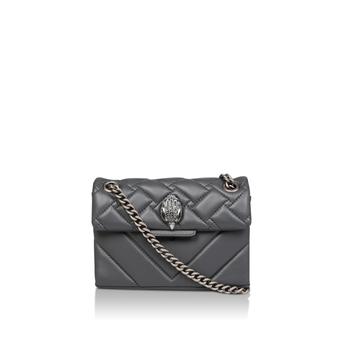 Mini Kensington Grey Mini Shoulder Bag from Kurt Geiger London