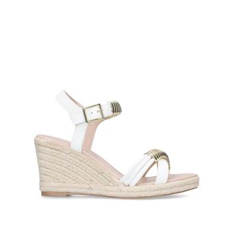 Slipper White Espadrille Heel Wedge Sandals from Carvela