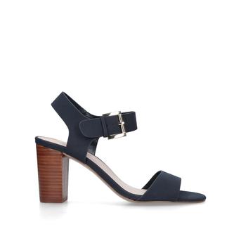 Sadie Navy Block Heel Sandals from Carvela