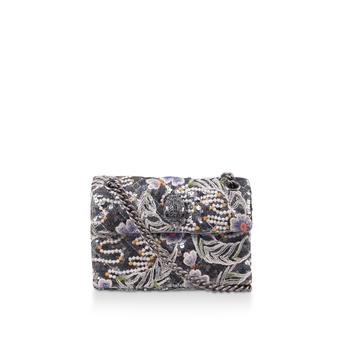 Mini Fabric Kensington Embellished Mini Shoulder Bag from Kurt Geiger London