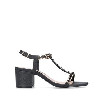 Blazen Black Mid Heel Sandals from Carvela