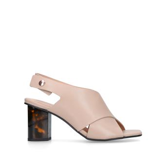 Stride Sandal 70 Nude Mid Heel Sandals from Kurt Geiger London