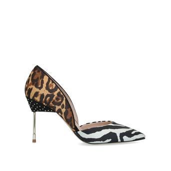 Bond 90 Animal Print Stiletto Heel Court Shoes from Kurt Geiger London