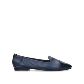 Mercy Navy Leather Ballerina Shoes from Carvela