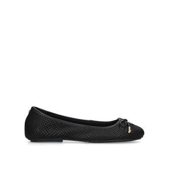 Magic Black Leather Ballerina Shoes from Carvela
