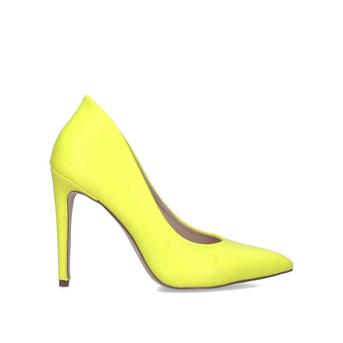 Cayleb Yellow Stiletto Court Heels from Miss KG