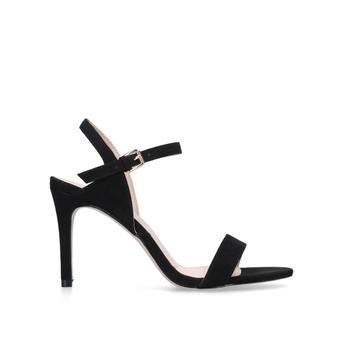 Poppy Black Stiletto Heel Strappy Sandals from Miss KG