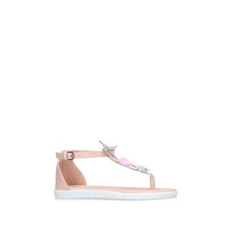 Spellbound Nude Open Toe Sandals from Mini Miss KG