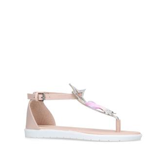 Spellbound Nude Open Toe Sandals from Mini Miss KG