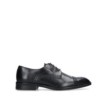 Hertsmere Black Leather Derby Shoes from Kurt Geiger London