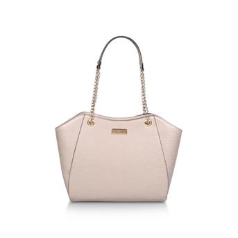 Bex Chain Handle Tote Nude Tote Bag from Carvela