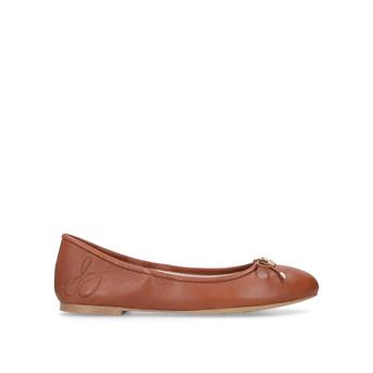 Felicia Ballerina Tan Flat Ballerina Shoes from Sam Edelman