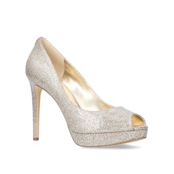 Erika Platform Silver Platform High Heel Shoes from Michael Michael Kors