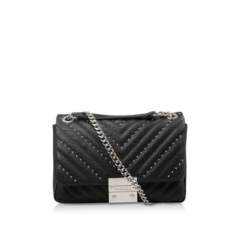 Bree Pinstud Shoulder Bag Black Shoulder Bag from Carvela