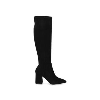 Waspy Black Block Heeled Knee Boots from Carvela