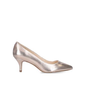Flagship 55 Gold Mid Heel Court Shoes from Nine West