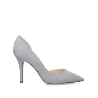 Just4you Grey Suedette Stiletto Heel Court Shoes from Nine West
