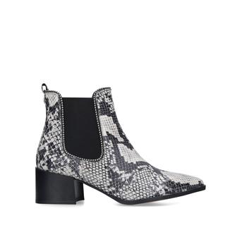 Spire Snake Print Embellished Block Heel Ankle Boots from Carvela