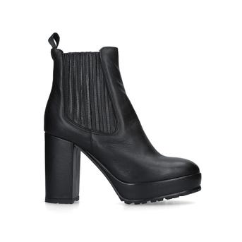 Spice Black Leather High Heel Ankle Boots from Kurt Geiger London