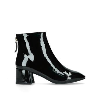 Jen Black Patent Block Heel Ankle Boots from Miss KG