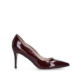 Corinthia Wine Patent Mid Heel Court Shoes from Miss KG