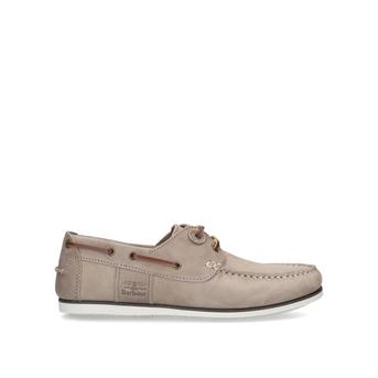 Capstan Boat Shoe Beige Boat Shoes from Barbour