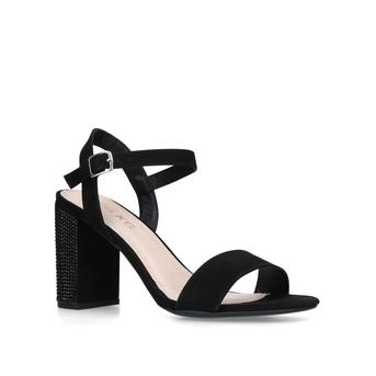 Pinkie Black Block Heel Sandals from Miss KG