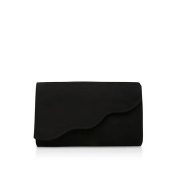 Holly Black Suedette Clutch Bag from Miss KG