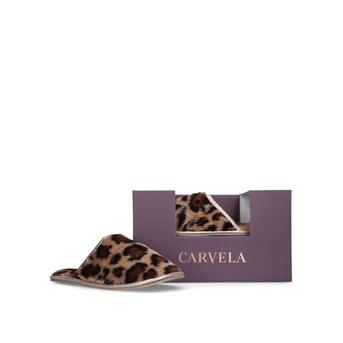 Ellie Mule Slipper Leopard Print Slippers from Carvela