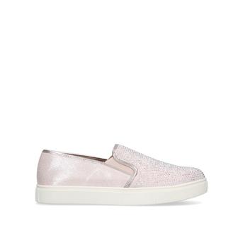 Jamm Nude Studded Slip On Trainers from Carvela