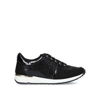 Jist Black Embellished Low Top Trainers from Carvela