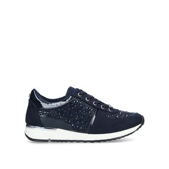 Jist Blue Embellished Low Top Trainers from Carvela