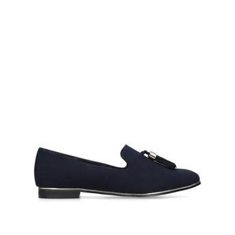 Mack Navy Blue Tassel Loafers from Carvela