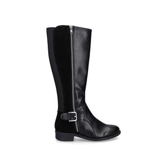 Courage Black Leather Knee High Boots from Nine West