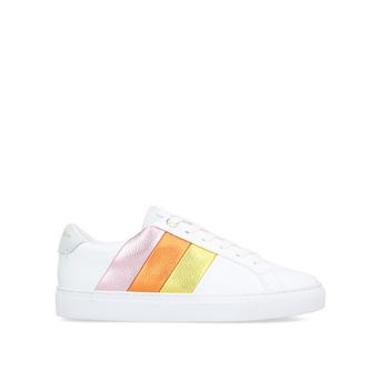 Lane Rainbow Rainbow Stripe Low Top Trainers from Kurt Geiger London