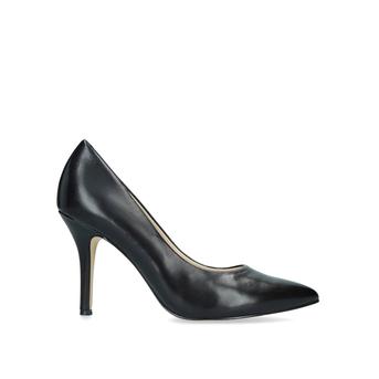 Flax Black Mid Heel Court Shoes from Nine West