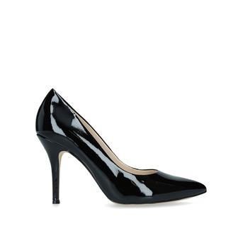 Flax Black Mid Heel Court Shoes from Nine West