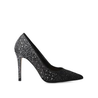 Lovebird Black Embellished Stiletto Heel Court Shoes from Carvela