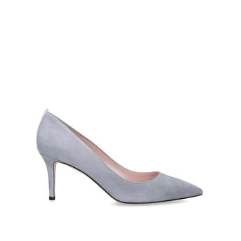 Fawn 70 Grey Suede Kitten Heel Court Shoes from Sarah Jessica Parker