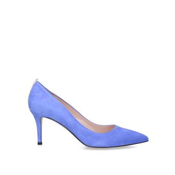 Fawn 70 Light Purple Suede Kitten Heel Court Shoes from Sarah Jessica Parker