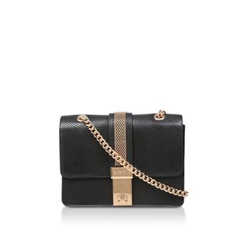 Casey Chain Xbody Bag Black Snake Print Cross Body Bag from Carvela