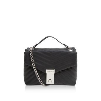 Celina V Quilt X Body Bag Black Quilted Cross Body Bag from Carvela
