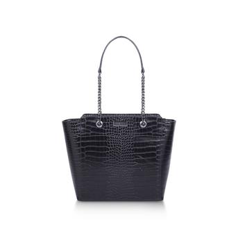 Deedee Black Croc Print Tote from Carvela